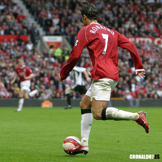 Cristiano Ronaldo with  Manchester Utd