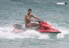 Cristiano Ronaldo con una moto agua