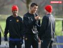 Cristiano Ronaldo training